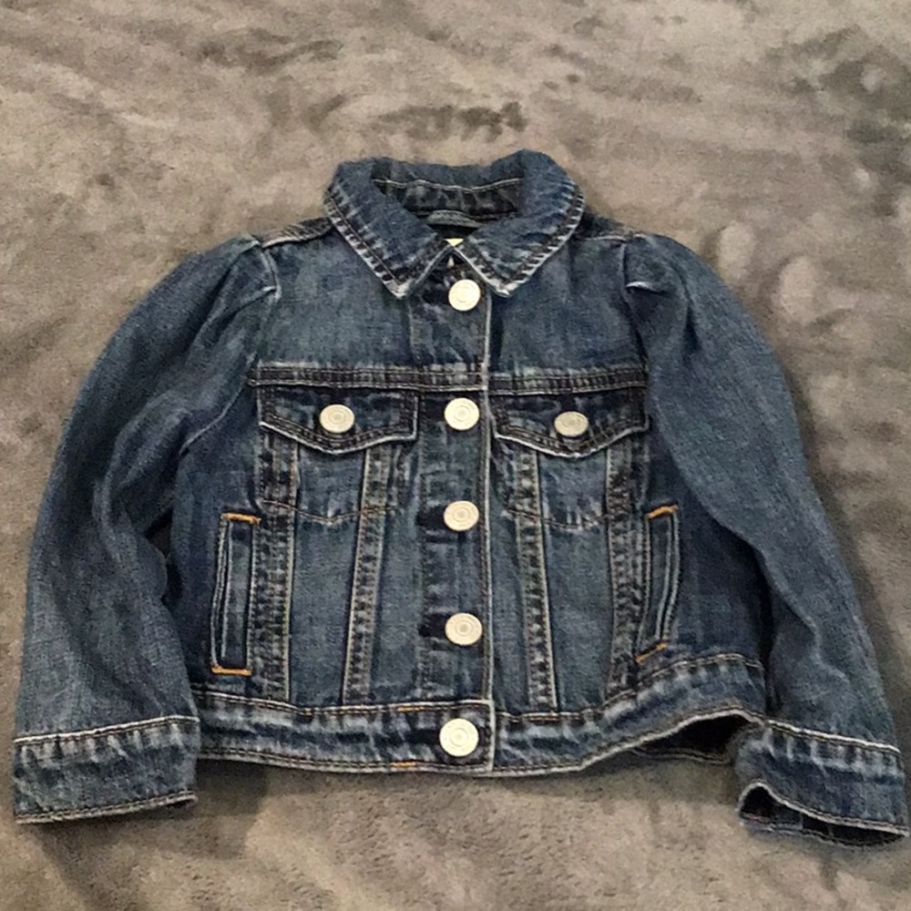 Baby Gap Disney Minnie Mouse Toddler Girls' Denim Jacket - 2T
